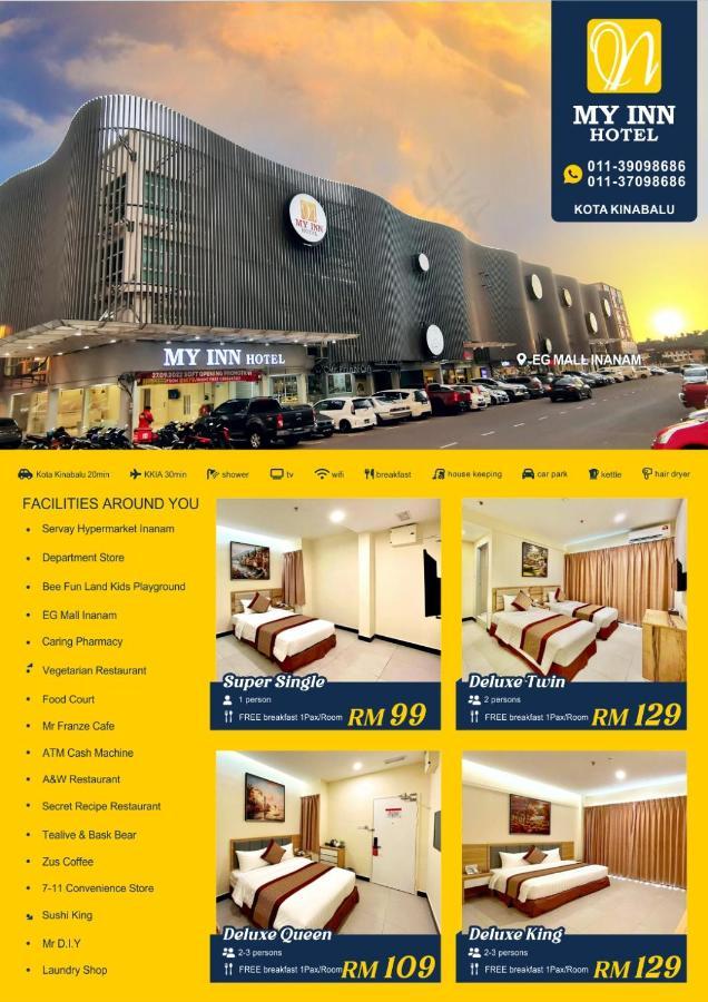 My Inn Hotel Inanam Екстериор снимка